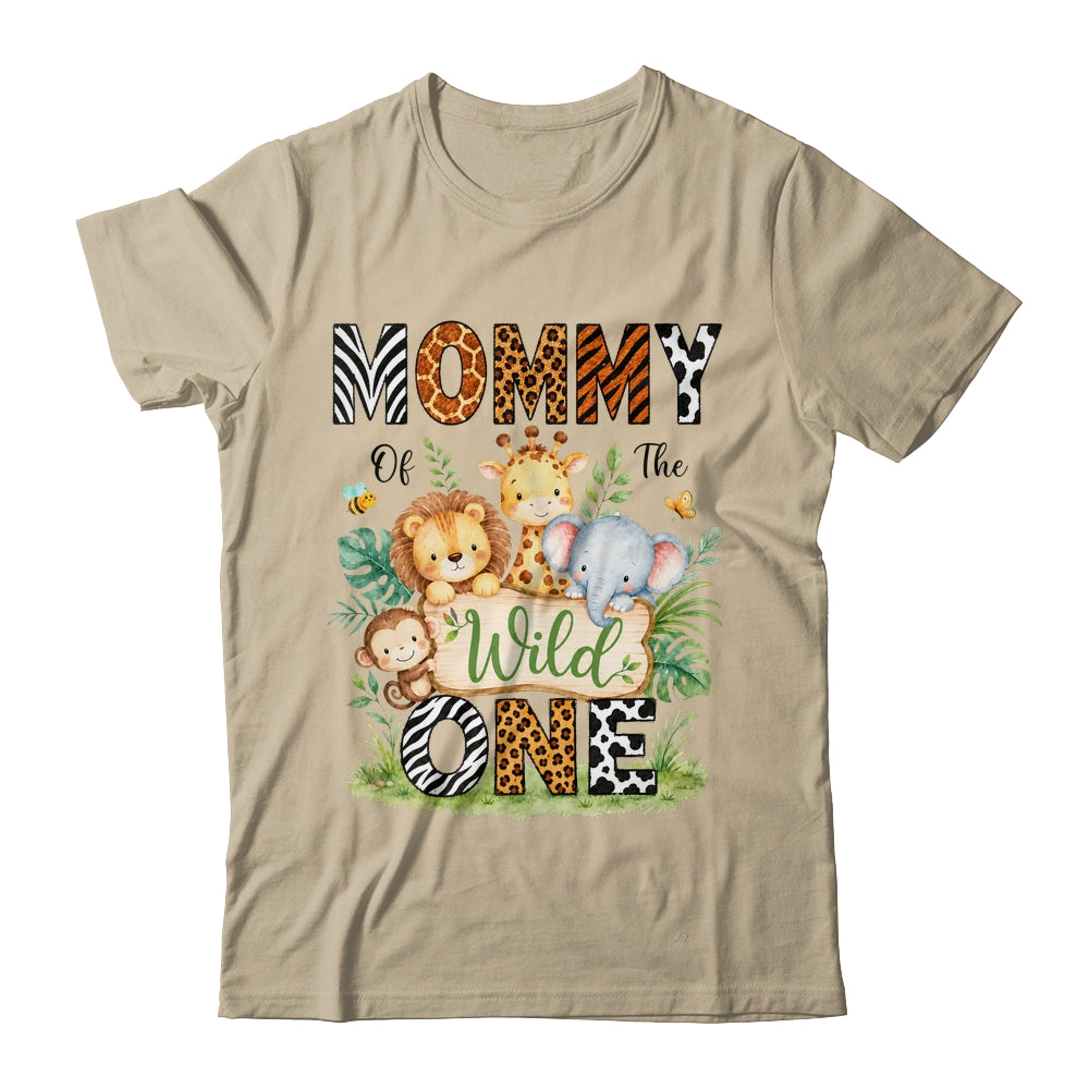 Mommy Of The Wild One First Birthday Boy Jungle Safari Shirt & Hoodie | teecentury