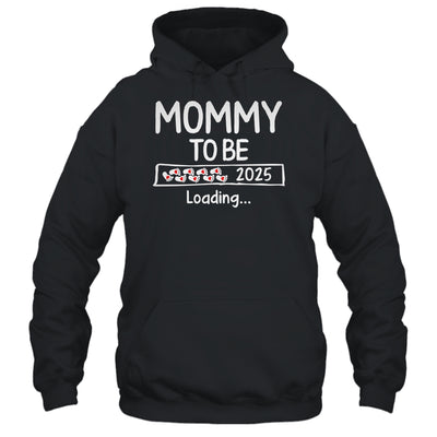 Mommy To Be 2025 Loading Promoted To Mommy Est 2025 Shirt & Tank Top | teecentury