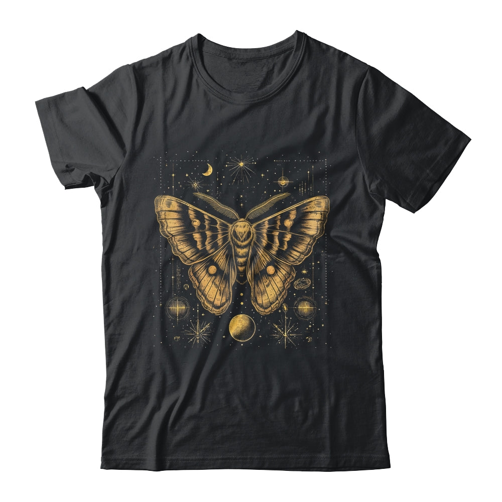Moon Sun Goblincore Moth Butterfly Moonphase Cottagecore Shirt & Tank Top | teecentury