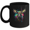 Moose Lovers Colorful Art Beautiful Moose Lover Men Women Mug | teecentury