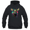 Moose Lovers Colorful Art Beautiful Moose Lover Men Women Shirt & Hoodie | teecentury