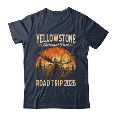 Moose Yellowstone National Park Family Trip 2026 Outdoor Shirt & Tank Top | teecentury