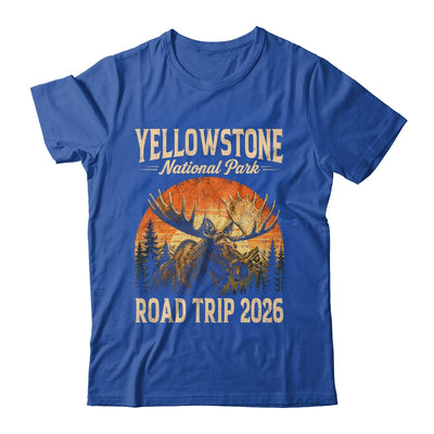 Moose Yellowstone National Park Family Trip 2026 Outdoor Shirt & Tank Top | teecentury