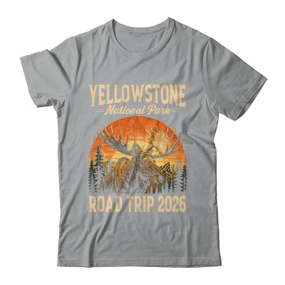 Moose Yellowstone National Park Family Trip 2026 Outdoor Shirt & Tank Top | teecentury