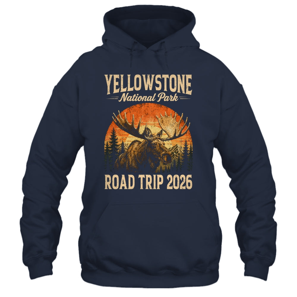 Moose Yellowstone National Park Family Trip 2026 Outdoor Shirt & Tank Top | teecentury