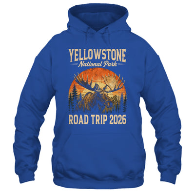 Moose Yellowstone National Park Family Trip 2026 Outdoor Shirt & Tank Top | teecentury