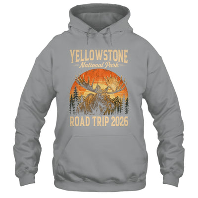Moose Yellowstone National Park Family Trip 2026 Outdoor Shirt & Tank Top | teecentury