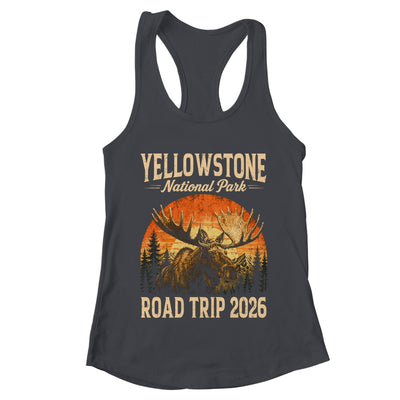 Moose Yellowstone National Park Family Trip 2026 Outdoor Shirt & Tank Top | teecentury
