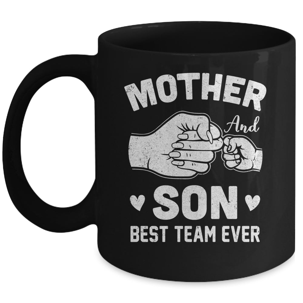 Mother And Son Best Team Ever Sons Mom Matching Mother's Day Mug | teecentury