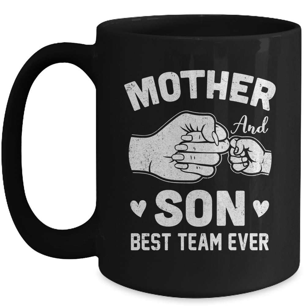 Mother And Son Best Team Ever Sons Mom Matching Mother's Day Mug | teecentury