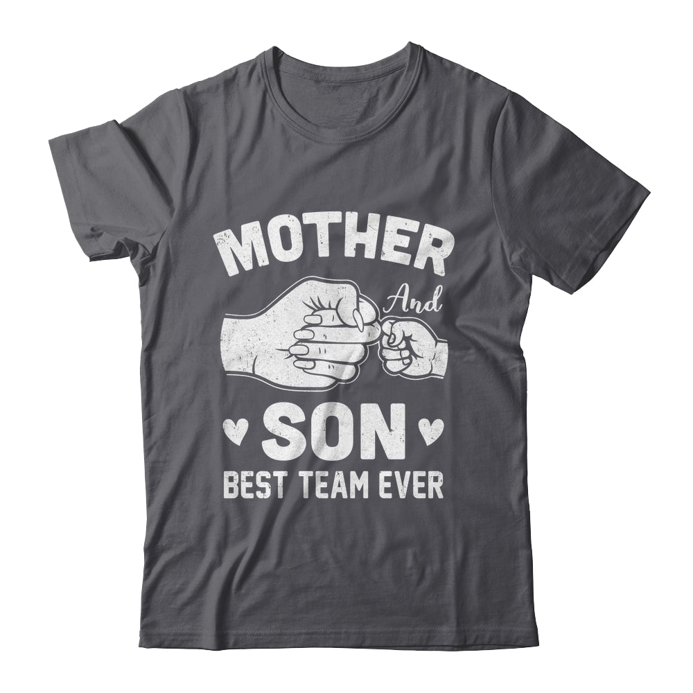 Mother And Son Best Team Ever Sons Mom Matching Mother's Day Shirt & Hoodie | teecentury