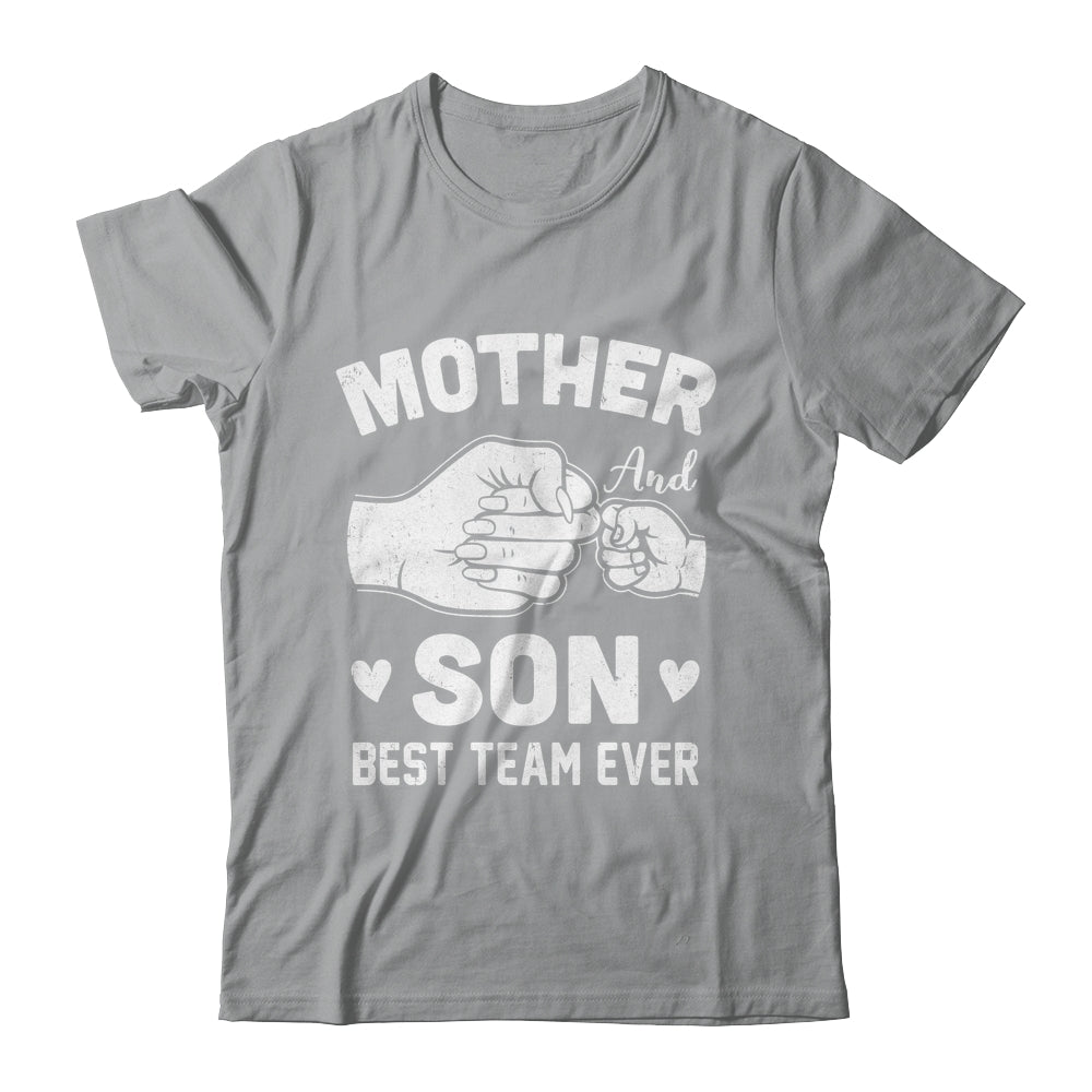 Mother And Son Best Team Ever Sons Mom Matching Mother's Day Shirt & Hoodie | teecentury