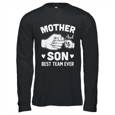 Mother And Son Best Team Ever Sons Mom Matching Mother's Day Shirt & Hoodie | teecentury