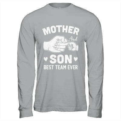 Mother And Son Best Team Ever Sons Mom Matching Mother's Day Shirt & Hoodie | teecentury