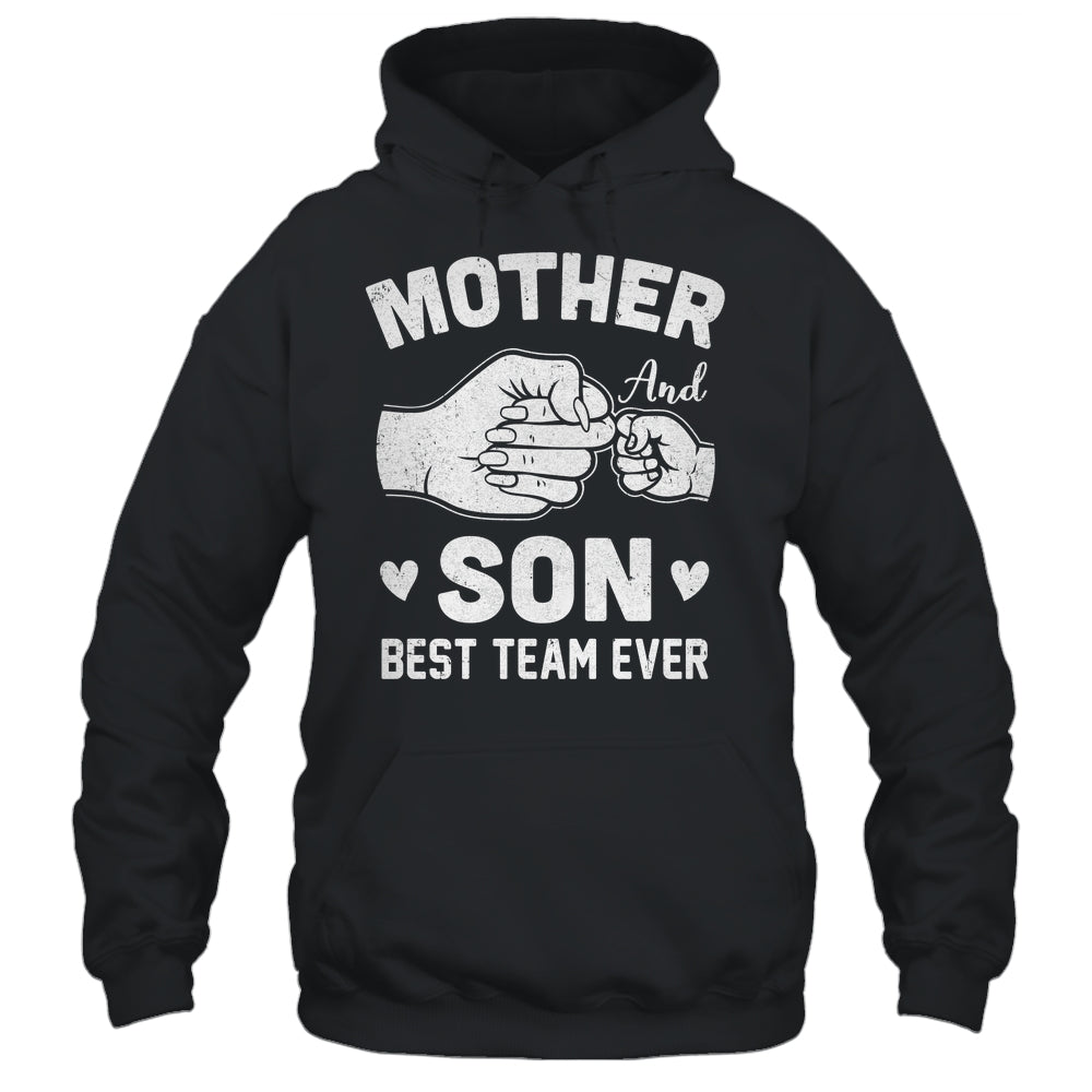 Mother And Son Best Team Ever Sons Mom Matching Mother's Day Shirt & Hoodie | teecentury