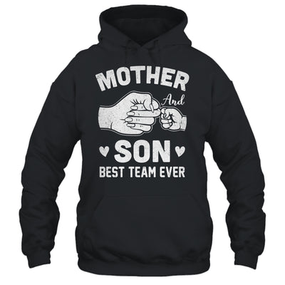 Mother And Son Best Team Ever Sons Mom Matching Mother's Day Shirt & Hoodie | teecentury