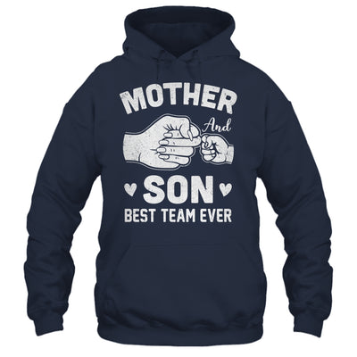 Mother And Son Best Team Ever Sons Mom Matching Mother's Day Shirt & Hoodie | teecentury