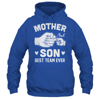 Mother And Son Best Team Ever Sons Mom Matching Mother's Day Shirt & Hoodie | teecentury