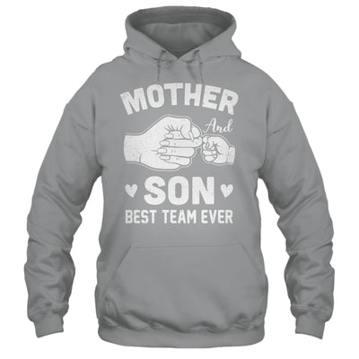 Mother And Son Best Team Ever Sons Mom Matching Mother's Day Shirt & Hoodie | teecentury