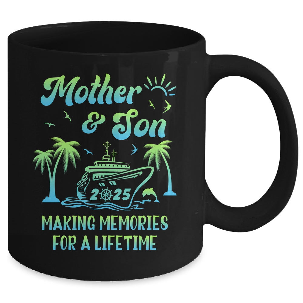 Mother And Son Cruise 2025 Family Trip Matching Funny Mug | teecentury