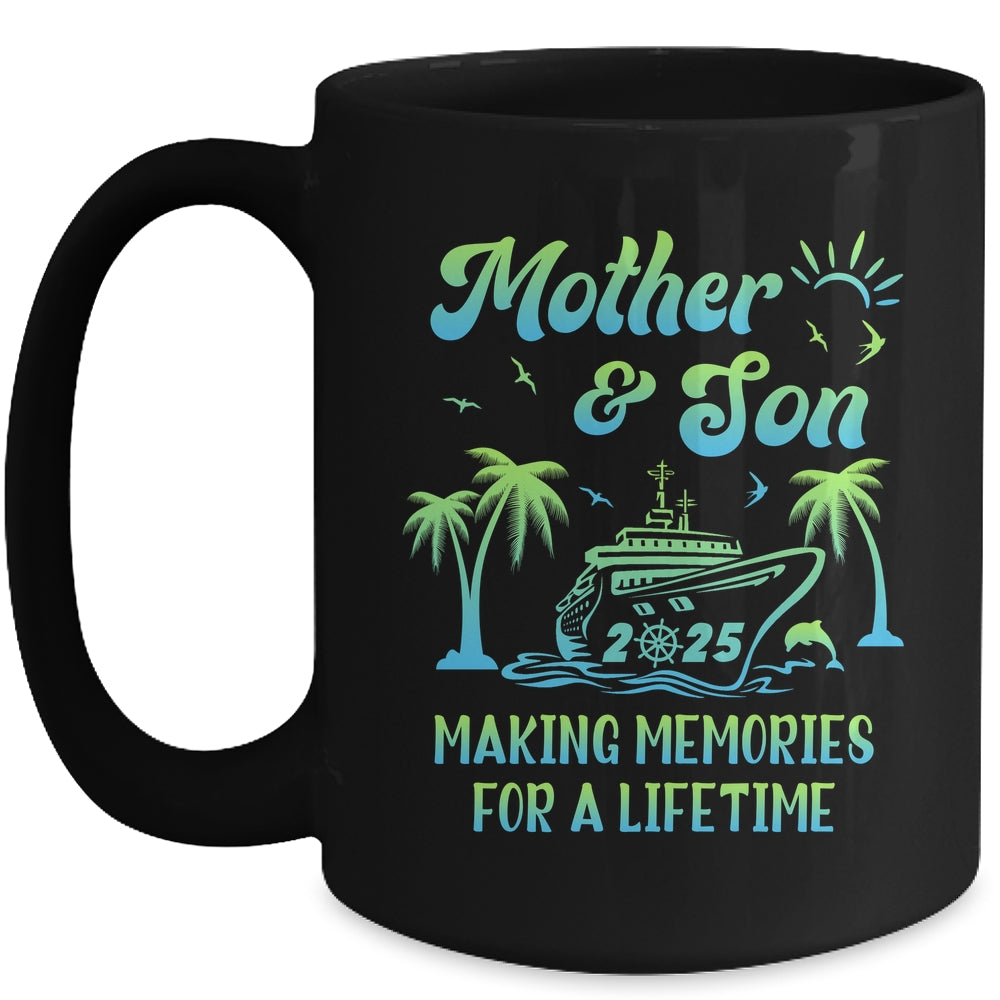 Mother And Son Cruise 2025 Family Trip Matching Funny Mug | teecentury