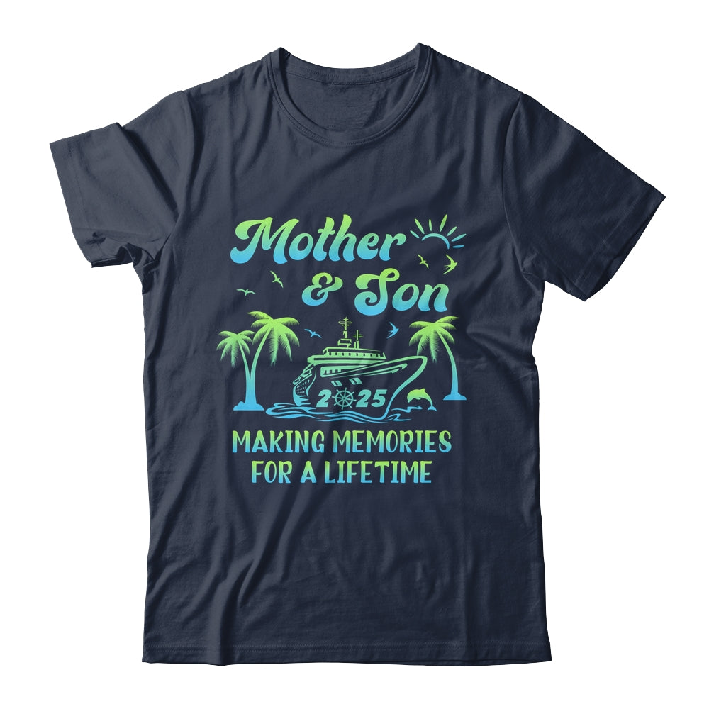 Mother And Son Cruise 2025 Family Trip Matching Funny Shirt & Tank Top | teecentury