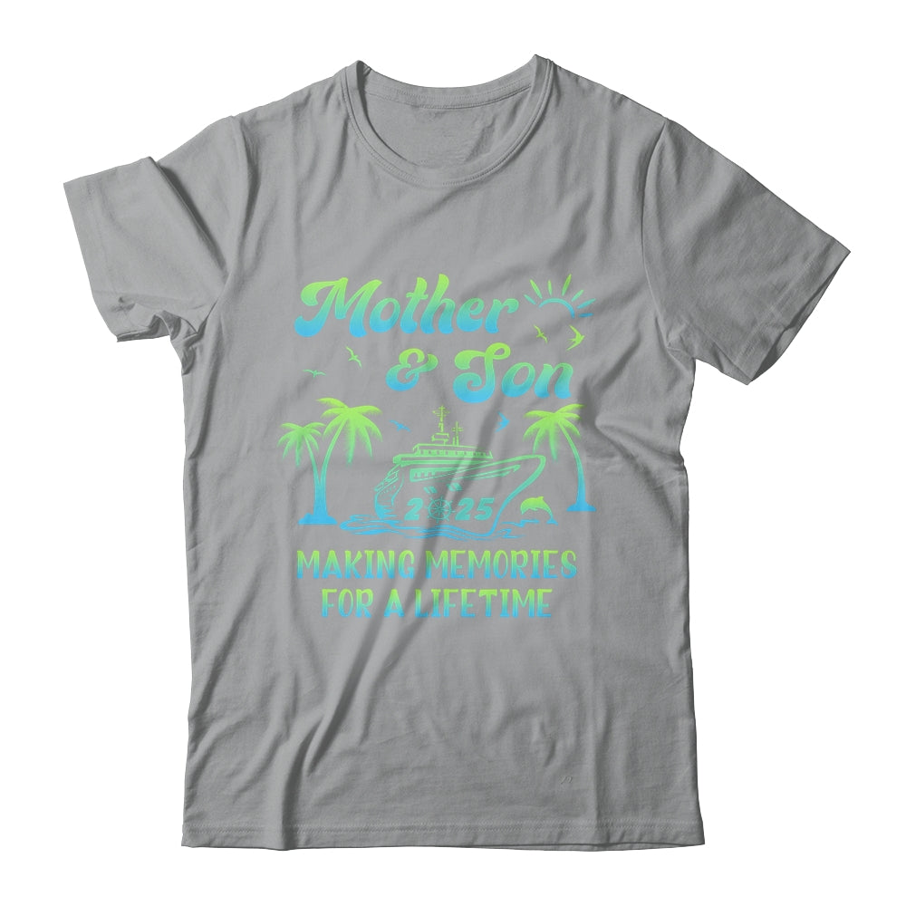 Mother And Son Cruise 2025 Family Trip Matching Funny Shirt & Tank Top | teecentury