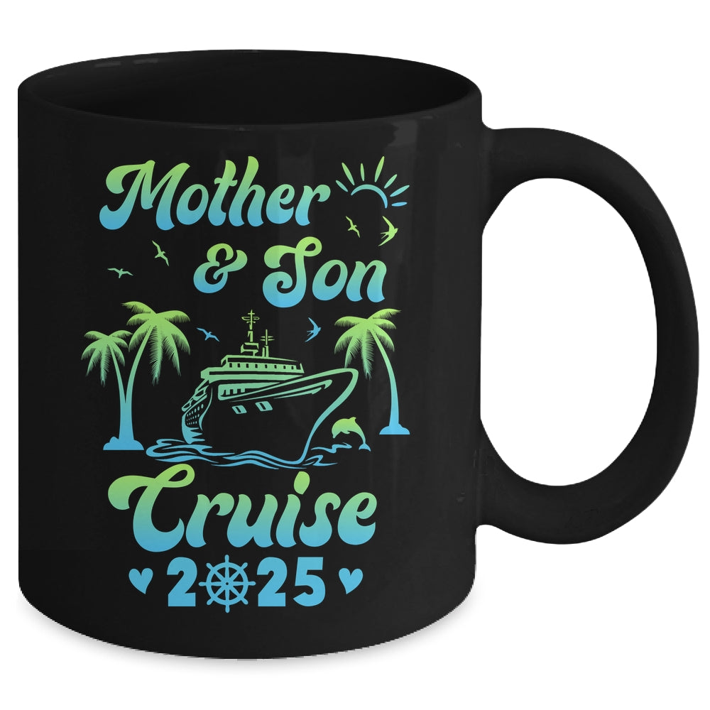 Mother And Son Cruise 2025 Funny Family Trip Matching Mug | teecentury
