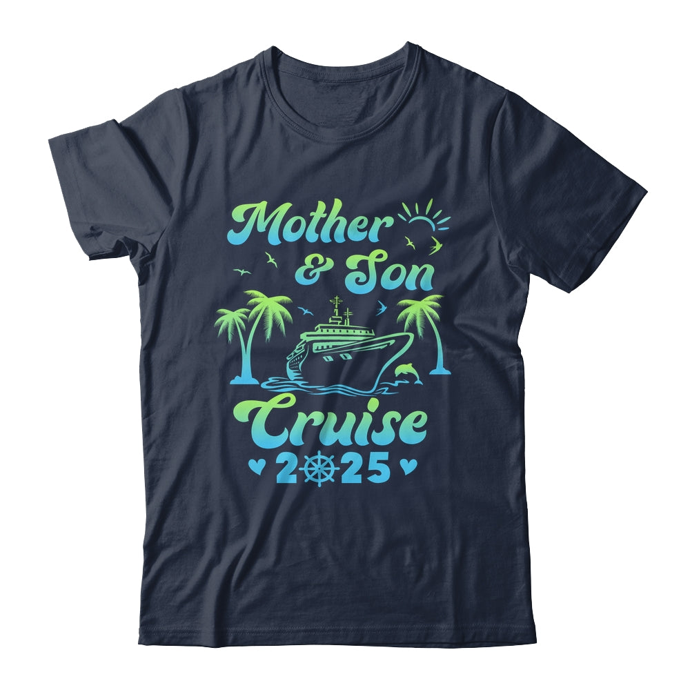 Mother And Son Cruise 2025 Funny Family Trip Matching Shirt & Tank Top | teecentury