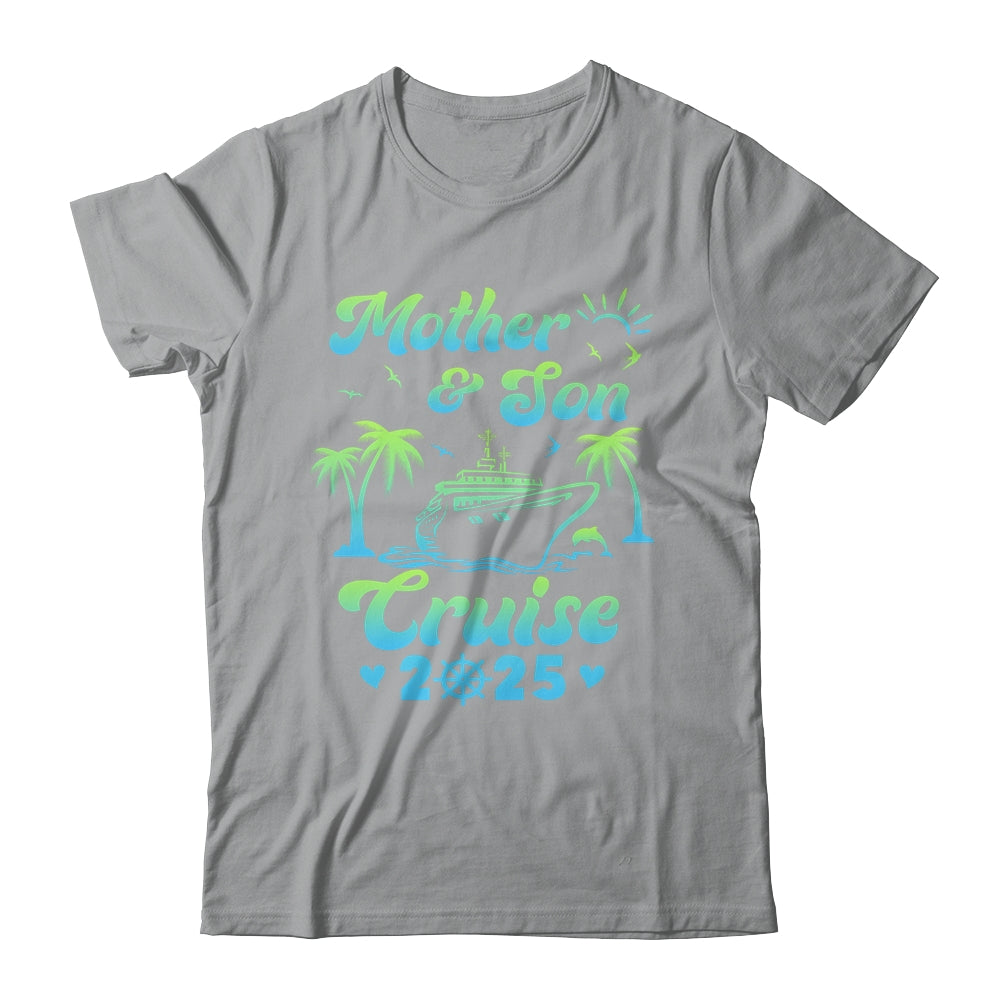Mother And Son Cruise 2025 Funny Family Trip Matching Shirt & Tank Top | teecentury