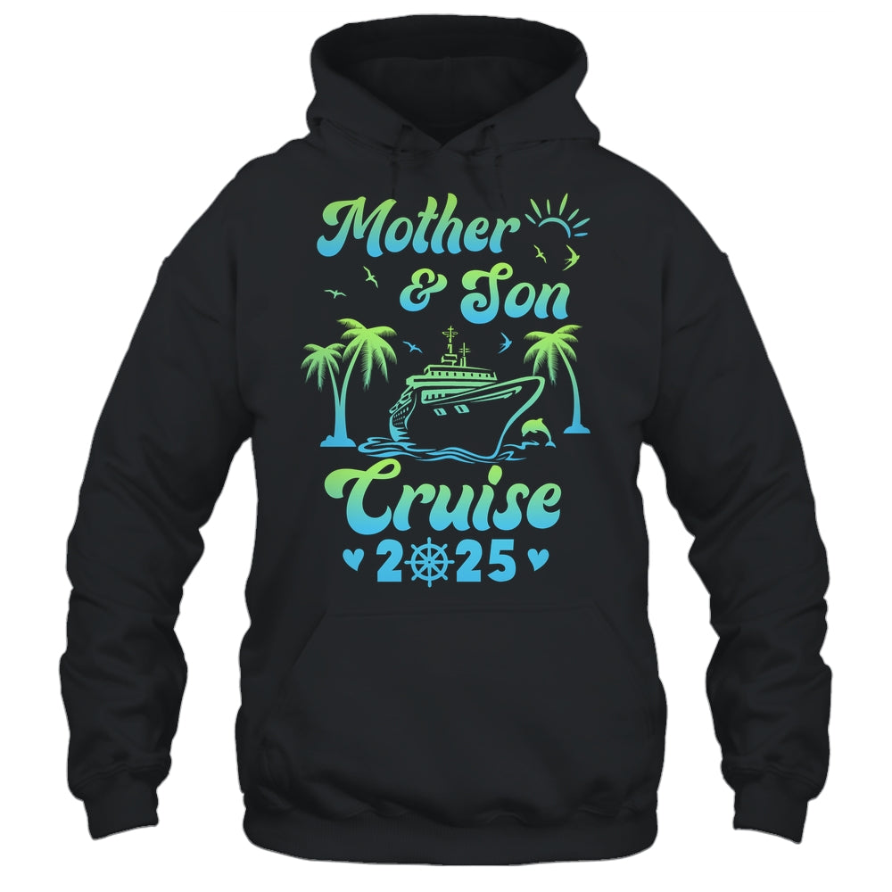 Mother And Son Cruise 2025 Funny Family Trip Matching Shirt & Tank Top | teecentury