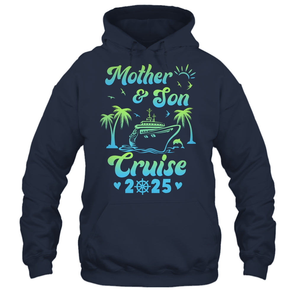 Mother And Son Cruise 2025 Funny Family Trip Matching Shirt & Tank Top | teecentury