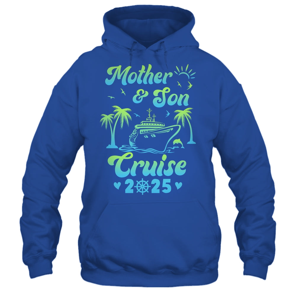Mother And Son Cruise 2025 Funny Family Trip Matching Shirt & Tank Top | teecentury