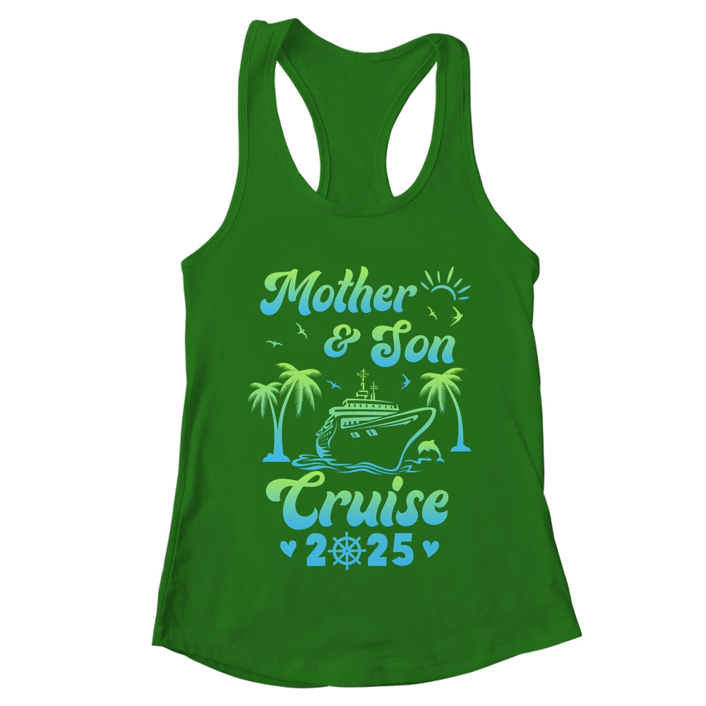Mother And Son Cruise 2025 Funny Family Trip Matching Shirt & Tank Top | teecentury