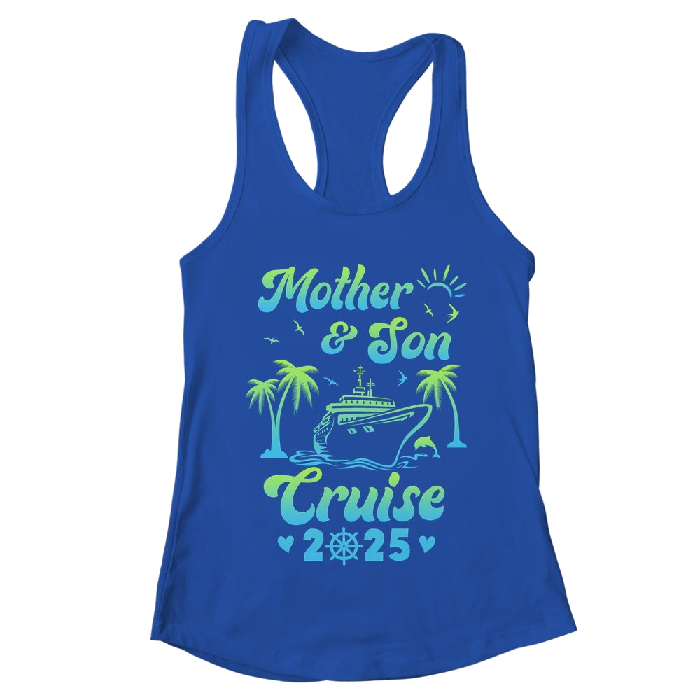 Mother And Son Cruise 2025 Funny Family Trip Matching Shirt & Tank Top | teecentury