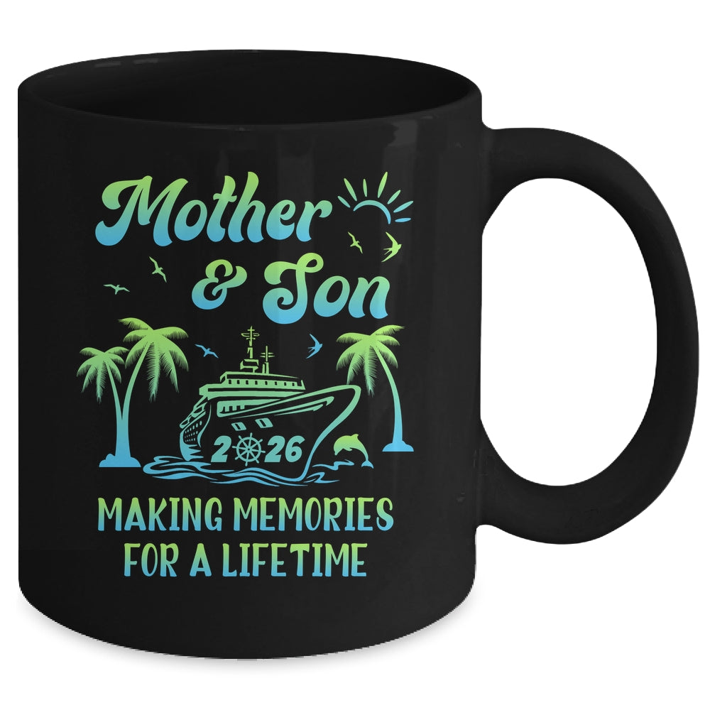 Mother And Son Cruise 2026 Family Trip Matching Funny Mug | teecentury