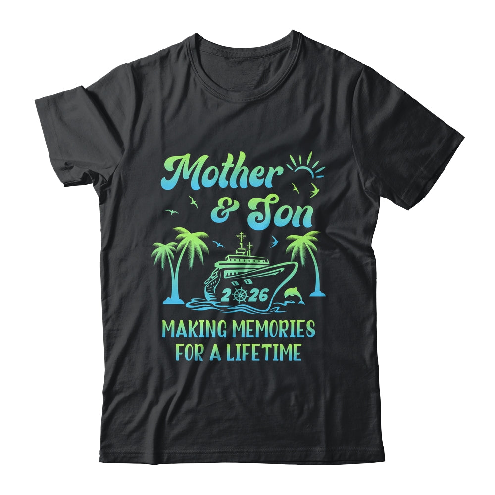 Mother And Son Cruise 2026 Family Trip Matching Funny Shirt & Tank Top | teecentury