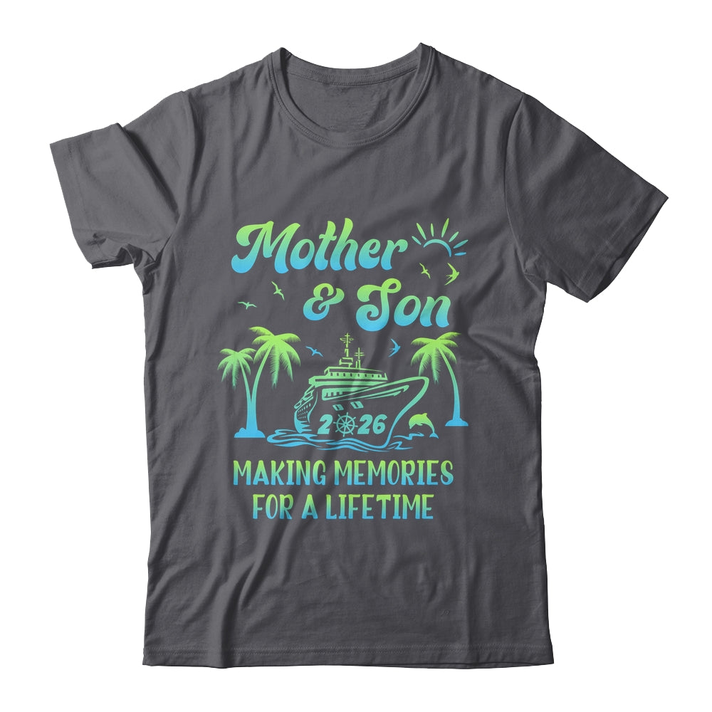 Mother And Son Cruise 2026 Family Trip Matching Funny Shirt & Tank Top | teecentury