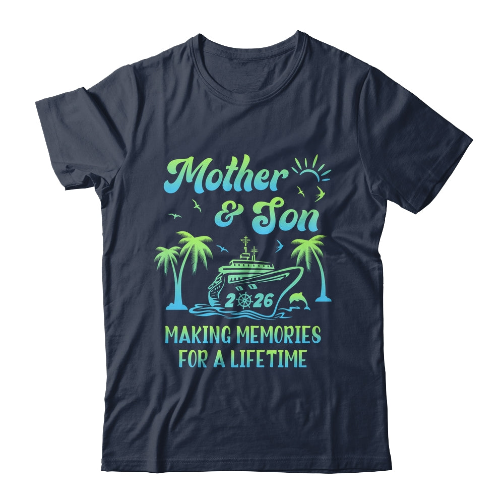 Mother And Son Cruise 2026 Family Trip Matching Funny Shirt & Tank Top | teecentury