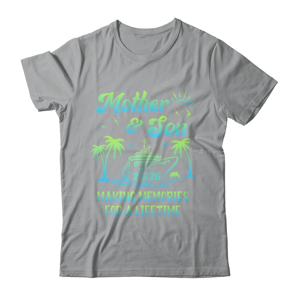 Mother And Son Cruise 2026 Family Trip Matching Funny Shirt & Tank Top | teecentury