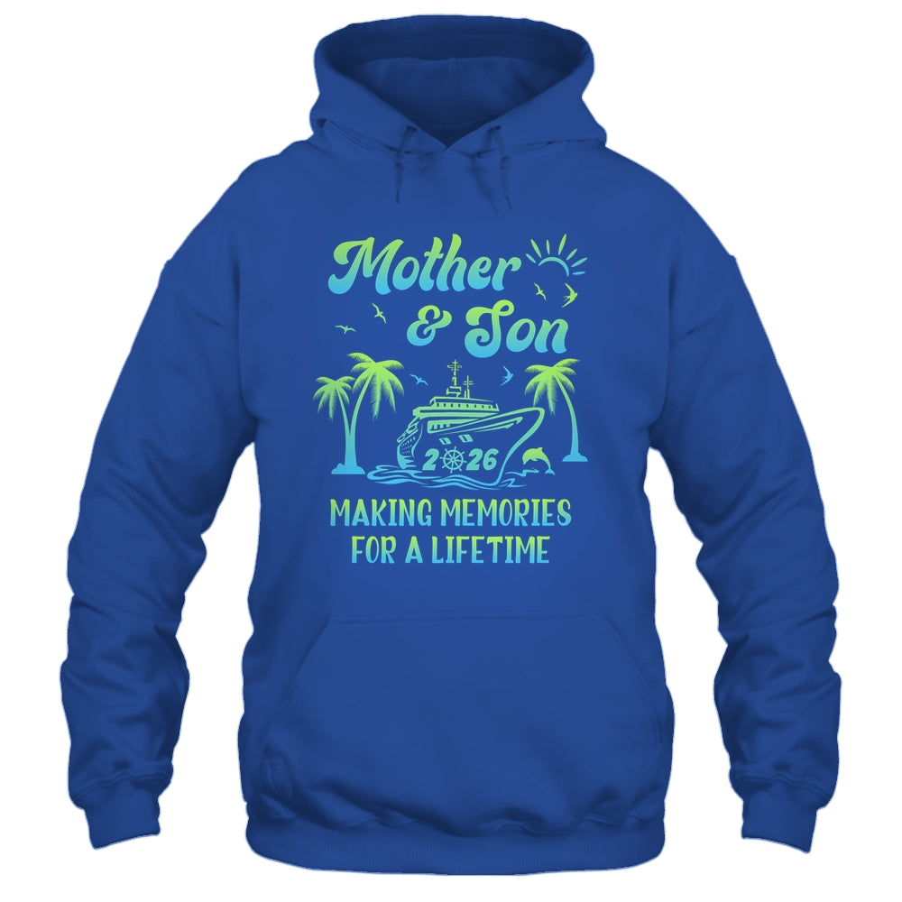 Mother And Son Cruise 2026 Family Trip Matching Funny Shirt & Tank Top | teecentury