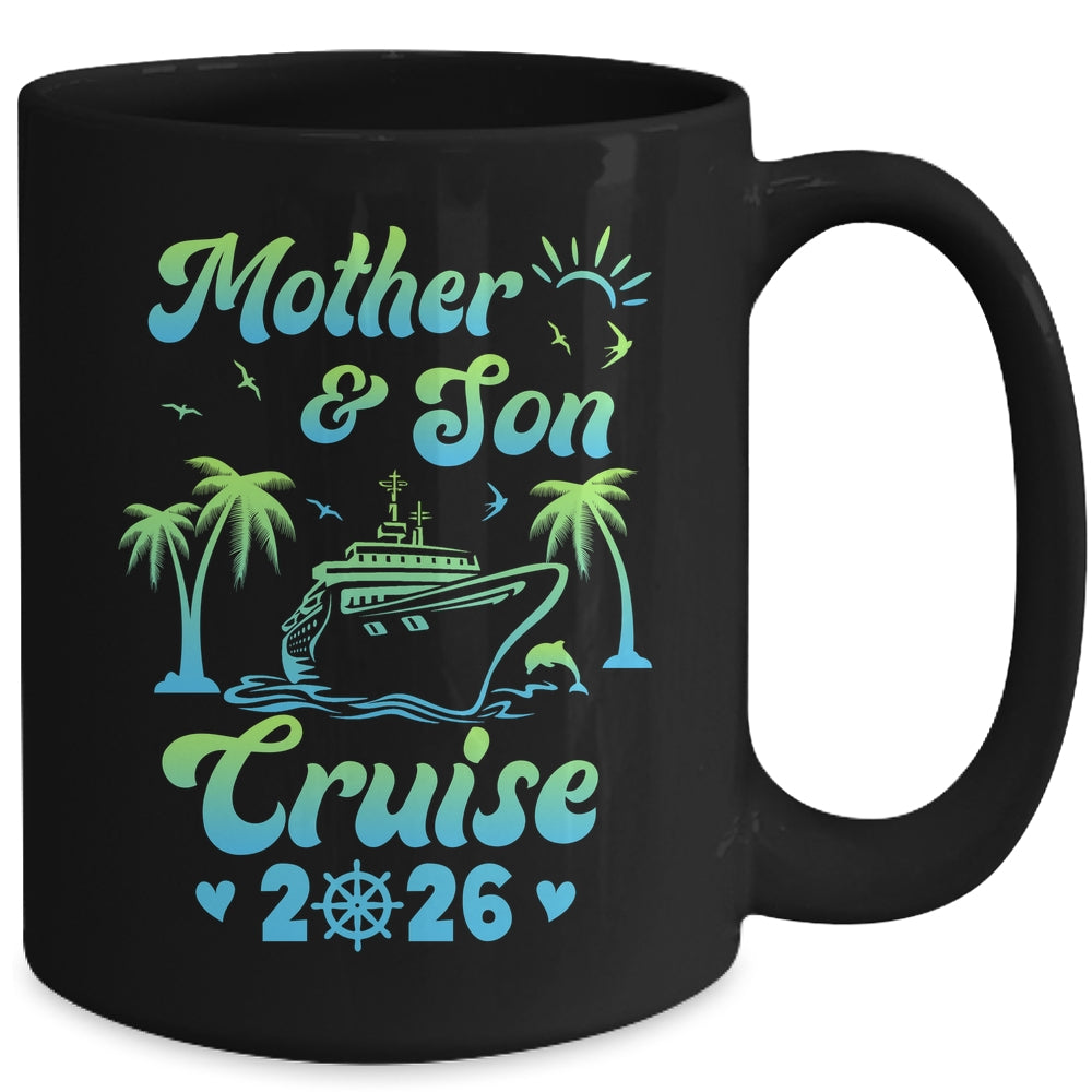Mother And Son Cruise 2026 Funny Family Trip Matching Mug | teecentury