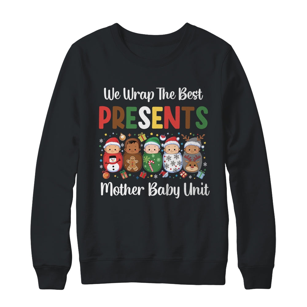 Mother Baby Nurse Christmas Mom Baby Nursing Groovy Lover Shirt & Sweatshirt | teecentury