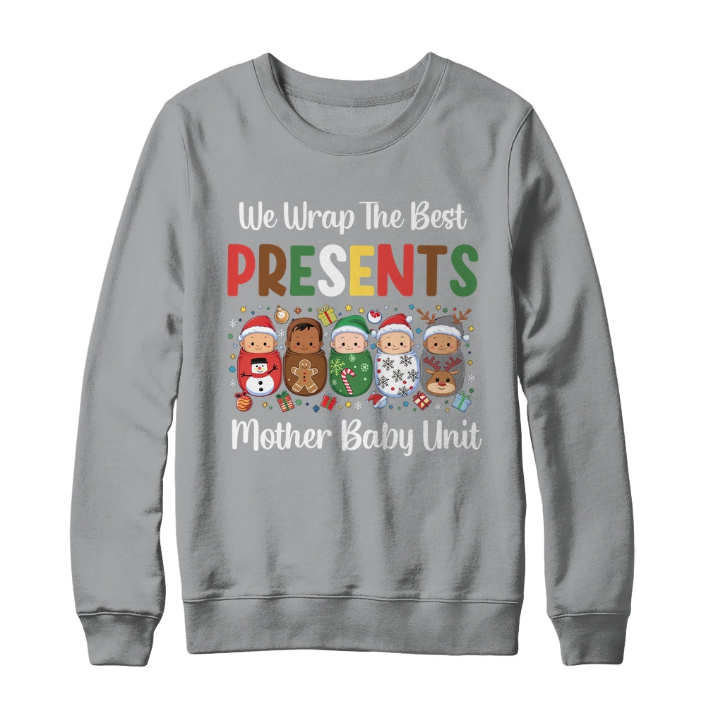 Mother Baby Nurse Christmas Mom Baby Nursing Groovy Lover Shirt & Sweatshirt | teecentury
