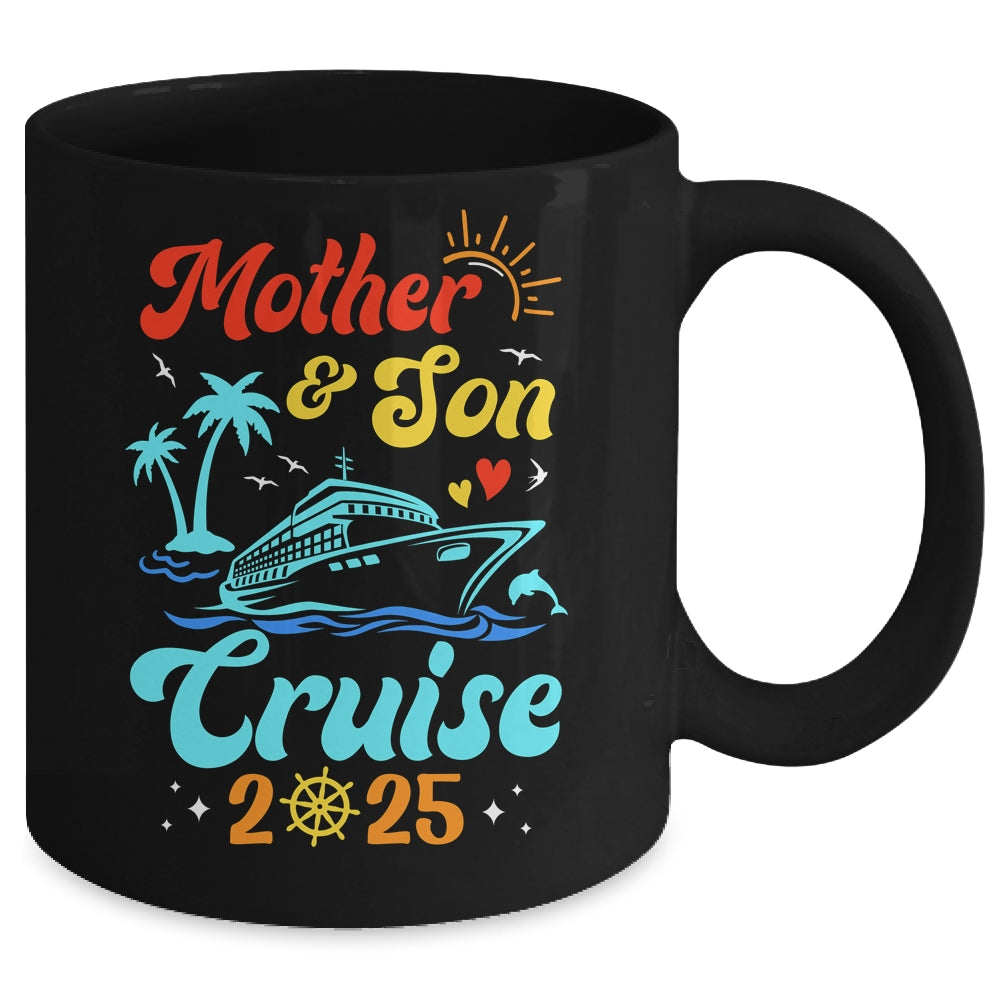 Mother Son Cruise 2025 Family Matching Trip Mom Son Mug | teecentury