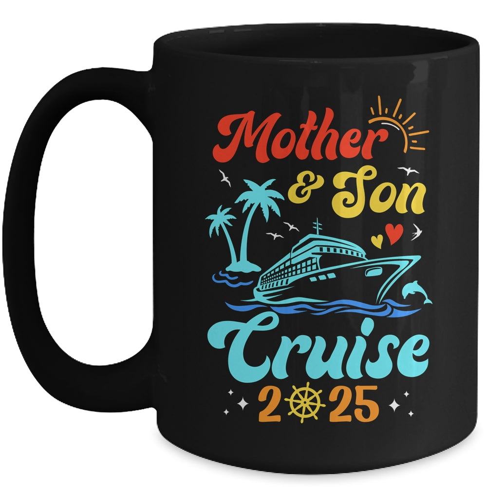 Mother Son Cruise 2025 Family Matching Trip Mom Son Mug | teecentury