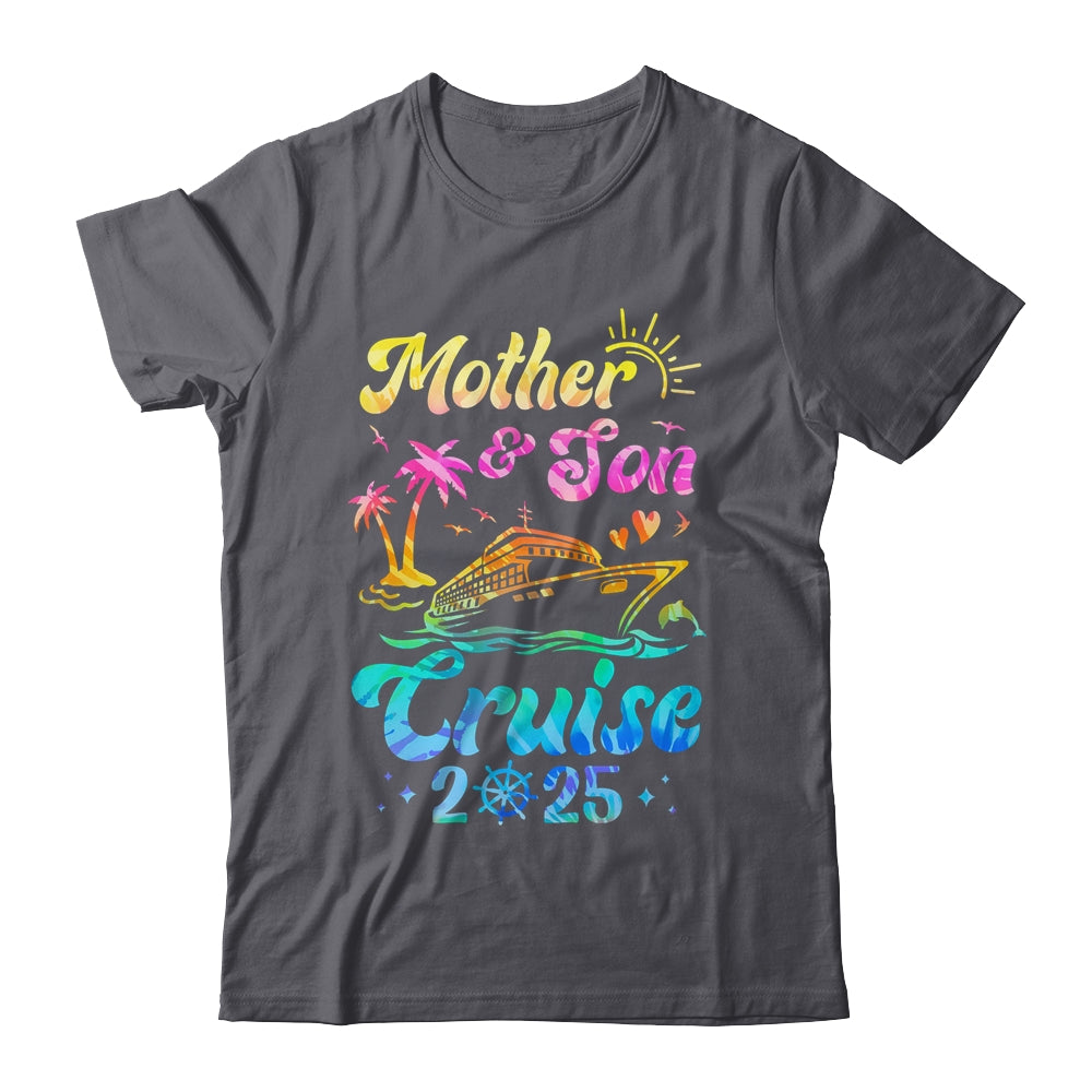 Mother Son Cruise 2025 Family Mom Son Matching Vacation Trip Shirt & Tank Top | teecentury