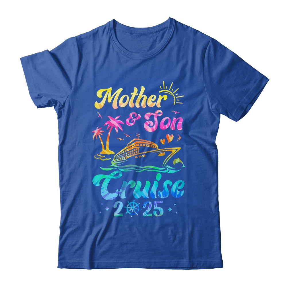 Mother Son Cruise 2025 Family Mom Son Matching Vacation Trip Shirt & Tank Top | teecentury