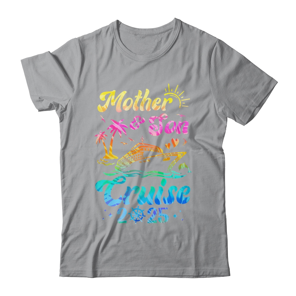 Mother Son Cruise 2025 Family Mom Son Matching Vacation Trip Shirt & Tank Top | teecentury