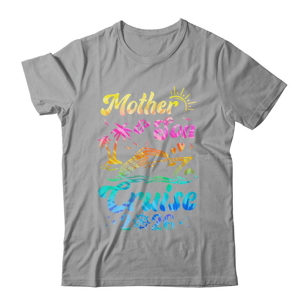 Mother Son Cruise 2026 Family Mom Son Matching Vacation Trip Shirt & Tank Top | teecentury